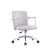 Pal Mid Back Leather Office Chair - Gavisco Office Furniture