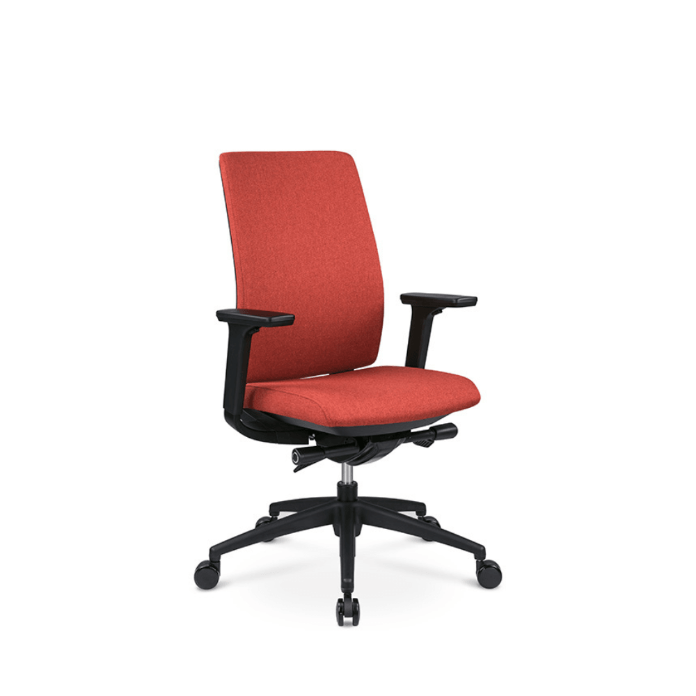 Vix-FM Mid Back Modern Fabric Ergonomic Office Chair - Gavisco Office Furniture
