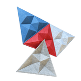 3D Carved Decorative PET Acoustic Panel