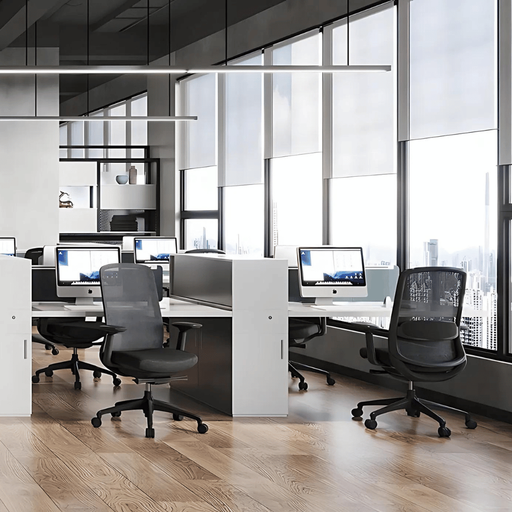 Ares-M Mid Back 3D Knitted Mesh Ergonomic Office Chair - Gavisco Office Furniture