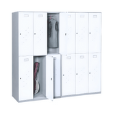 HLK Slim Edged Office Steel Compartment Locker Cabinet with Metal Handle - Gavisco Office Furniture