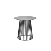 HT64 Modern Round Coffee Side Table with Metal Base - Gavisco Office Furniture