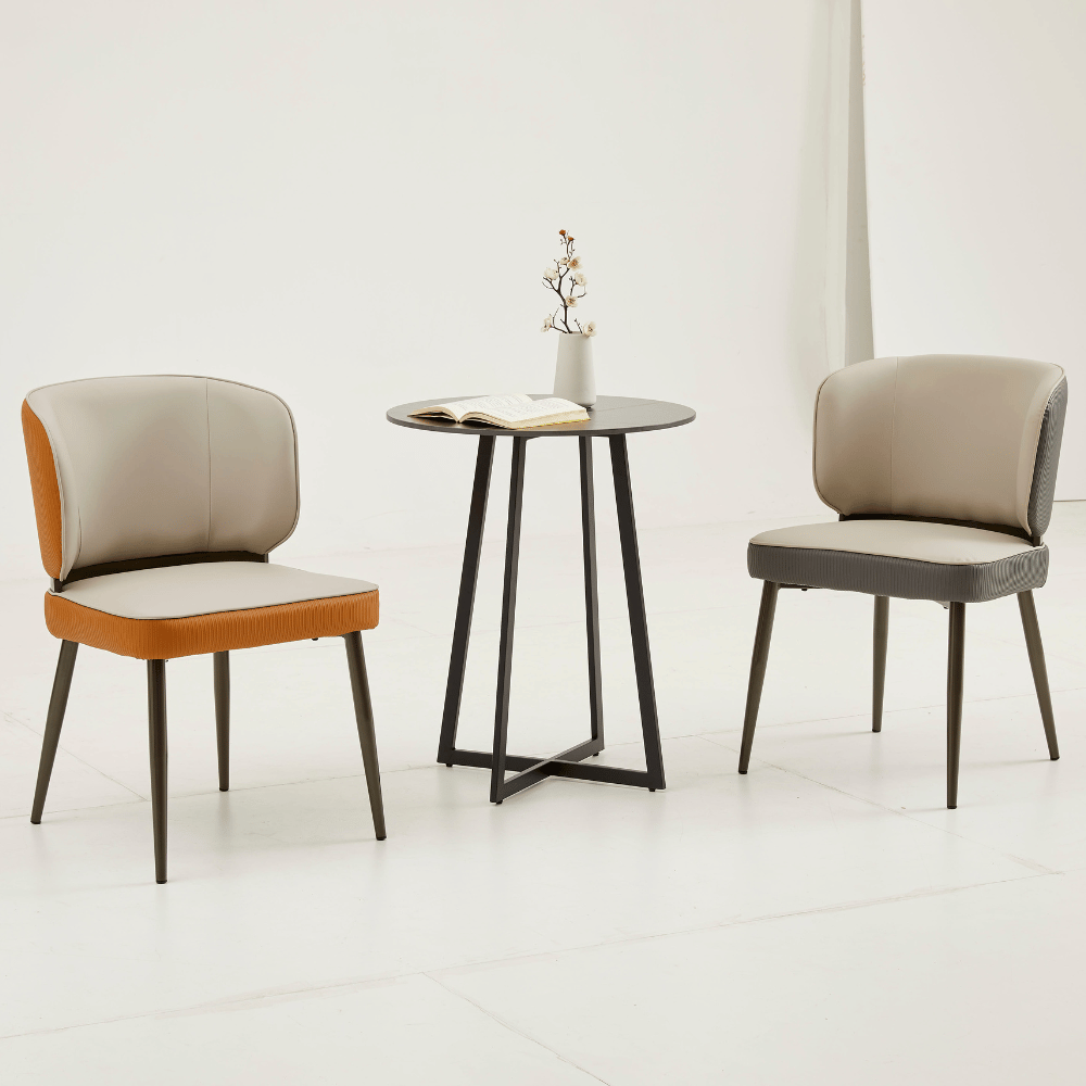 OT03 Minimalist Office Sintered Stone Round Coffee Side Table - Gavisco Office Furniture