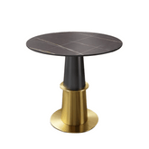 OT06 Luxury Office Sintered Stone Round Coffee Side Table - Gavisco Office Furniture