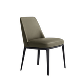 Sophie Nordic Minimalist Leather Dining Room Side Chair - Gavisco Office Furniture