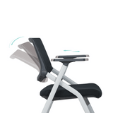 Tata-B Stackable Training Chair with Writing Board - Gavisco Office Furniture