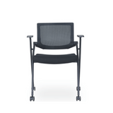 Tata-A Stackable Training Chair with Wheels - Gavisco Office Furniture