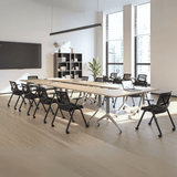 Tata-B Stackable Training Chair with Writing Board - Gavisco Office Furniture