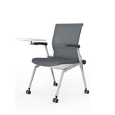 Uni-B Fabric Stackable Training Chair with Writing Board - Gavisco Office Furniture