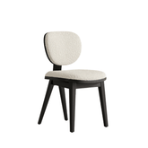 Alesa 時尚實木無扶手餐椅