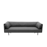 Alma Three Seater Luxury Leather Lounge Sofa - Gavisco Office Furniture