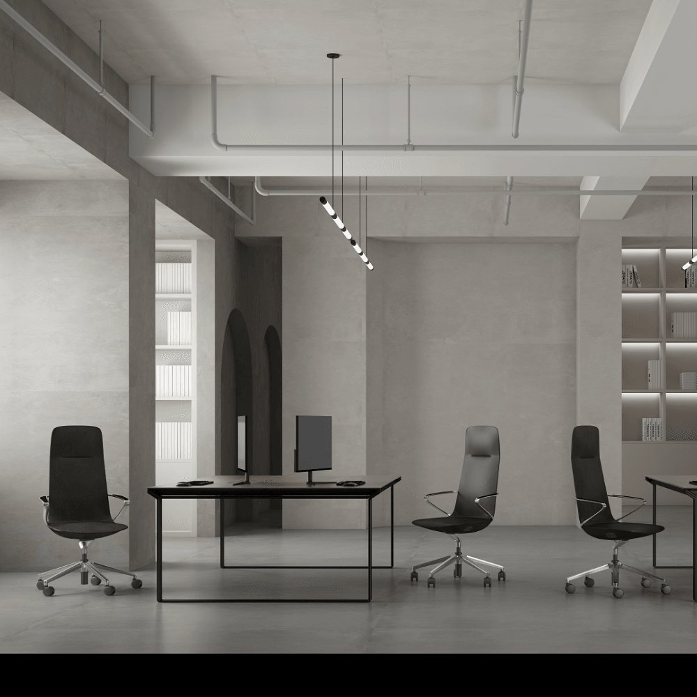 Amola High Back Genuine Leather Executive Chair - Gavisco Office Furniture