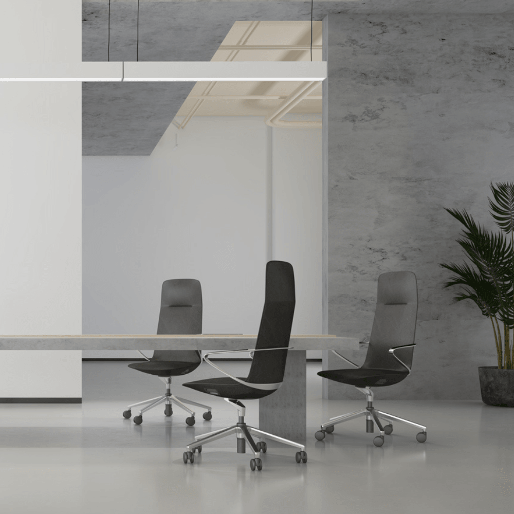 Amola High Back Genuine Leather Executive Chair - Gavisco Office Furniture