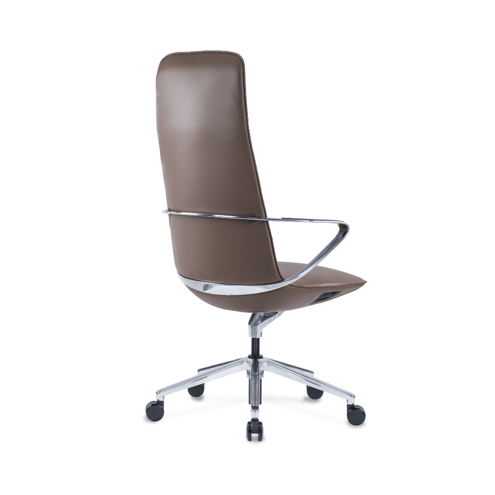 Amola High Back Genuine Leather Executive Chair - Gavisco Office Furniture