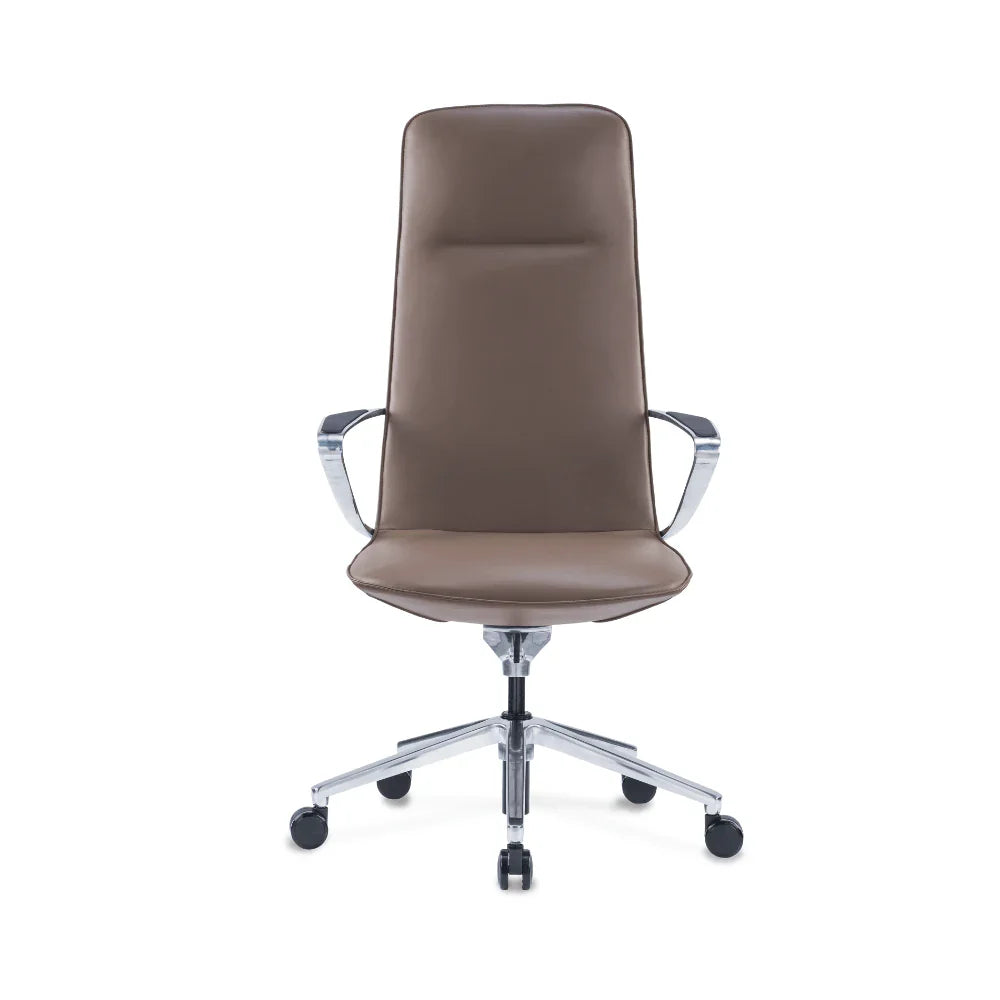 Amola High Back Genuine Leather Executive Chair - Gavisco Office Furniture