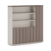 Anders-B Executive Office Wooden Open Display Shelf Cabinet