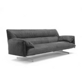 Antohn Three Seater Luxury Leather Lounge Sofa - Gavisco Office Furniture