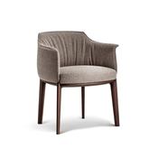 Archibald 時尚意大利風皮革實木餐椅