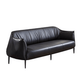 Archibald Three Seater Modern Italian Leather Lounge Sofa - Gavisco Office Furniture