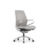 Arico-M Mid Back Office Genuine Leather Executive Chair - Gavisco Office Furniture