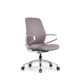 Arico-M Mid Back Office Genuine Leather Executive Chair - Gavisco Office Furniture