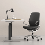 Arico-M Mid Back Office Genuine Leather Executive Chair - Gavisco Office Furniture