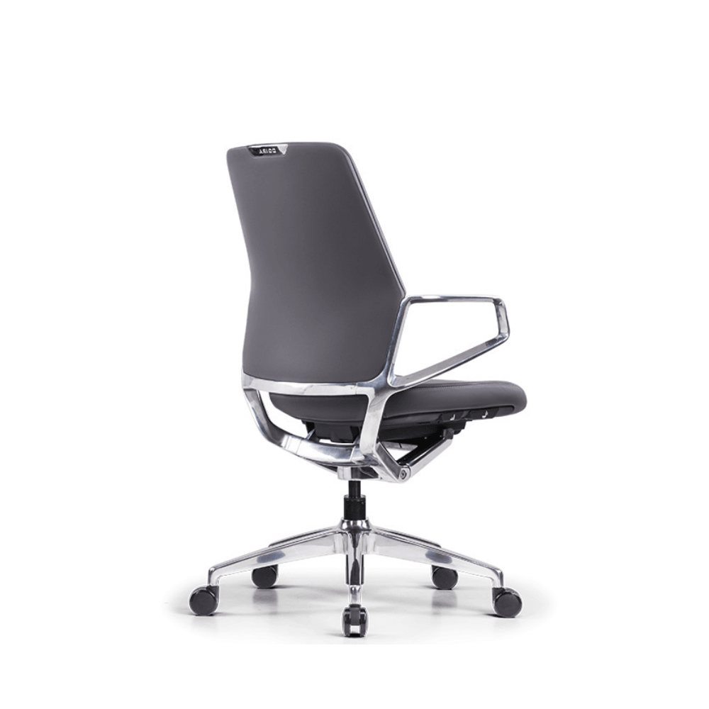 Arico-M Mid Back Office Genuine Leather Executive Chair - Gavisco Office Furniture