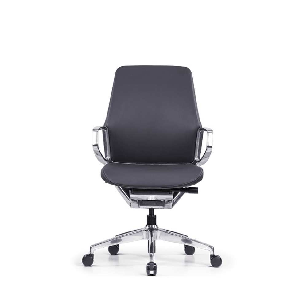 Arico-M Mid Back Office Genuine Leather Executive Chair - Gavisco Office Furniture