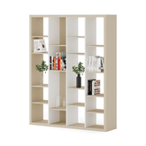 Array-D Wooden Open Shelf Partition Bookcase