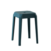 Axis Modern Stackable Plastic Square Stool