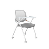 Ballet-B Stackable Mesh Training Chair with Castor and Writing Board - Gavisco Office Furniture