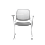 Ballet-B Stackable Mesh Training Chair with Castor and Writing Board - Gavisco Office Furniture