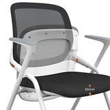 Ballet-B Stackable Mesh Training Chair with Castor and Writing Board - Gavisco Office Furniture