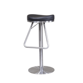 Barco Adjustable Swivel Leather Barstool Chair