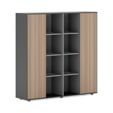 Beckett-A Executive Office Wooden Storage Cabinet Bookcase