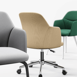 Belle 中背辦公室布藝會議櫈