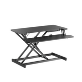 Brateck DWS37-01 Gas Spring Sit-Stand Desk Converter with Keyboard Tray - Gavisco Office Furniture