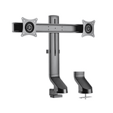 Brateck LDT21-C02 Dual Screen Sit-Stand Workstation Compatible Monitor Arm - Gavisco Office Furniture