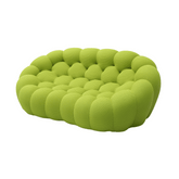Bubble Two Seater Designer Fabric Curved Lounge Leisure Sofa - Gavisco Office Furniture