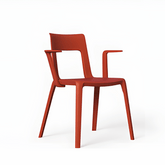 Callista-B Modern Plastic Stackable Public Chair with Armrest - Gavisco Office Furniture
