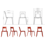 Callista-A Modern Plastic Stackable Public Chair - Gavisco Office Furniture