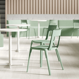 Callista-B Modern Plastic Stackable Public Chair with Armrest - Gavisco Office Furniture