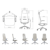 Chase High Back Leather Office Executive Chair - Gavisco Office Furniture