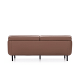 Circle Three Seater Leather Office Lounge Sofa - Gavisco Office Furniture