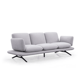 Cloud Three Seater Office Fabric Lounge Sofa - Gavisco Office Furniture