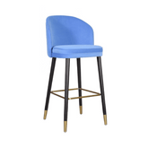 Cody 時尚實木布藝高腳吧椅