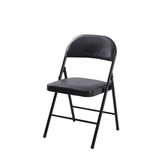 Cotta Leather Padded Folding Chair
