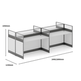 Cove-A Office Cubicle Partition Workstation Desk