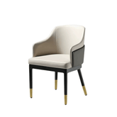 Cresta 時尚實木皮革餐椅