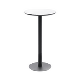CT611 Metal Disc Base Wooden Round High Bar Table